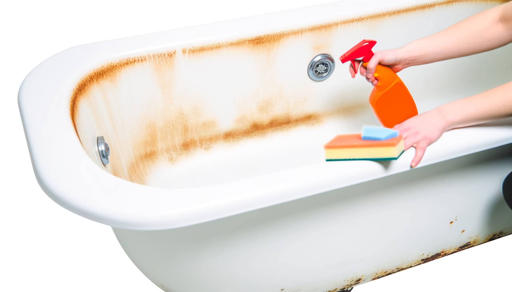 Cómo quitar óxido de la bañera