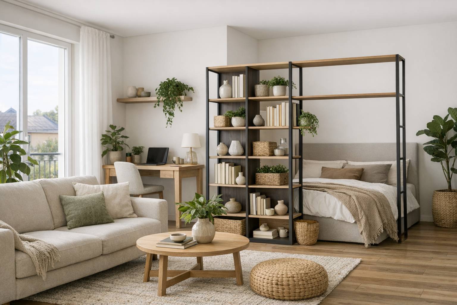 Cómo sacar el máximo partido a un estudio de una sola estancia